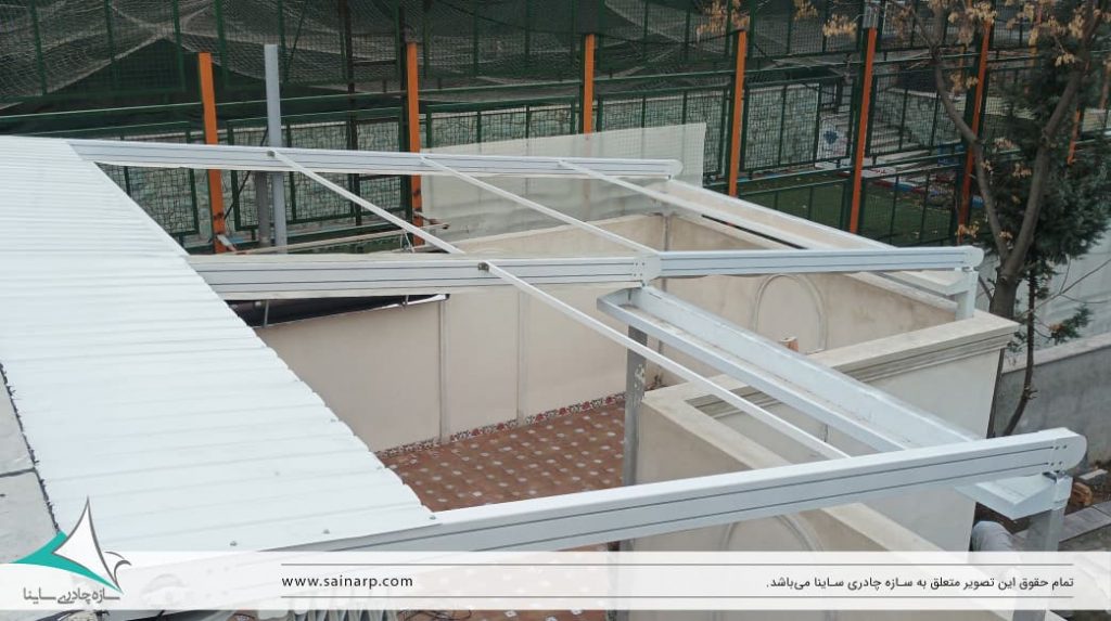 سایبان-برقی-حیاط-پاسداران