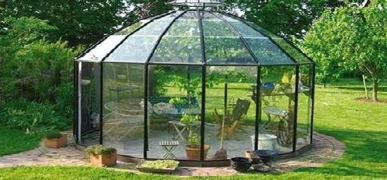 round-glass-pergola